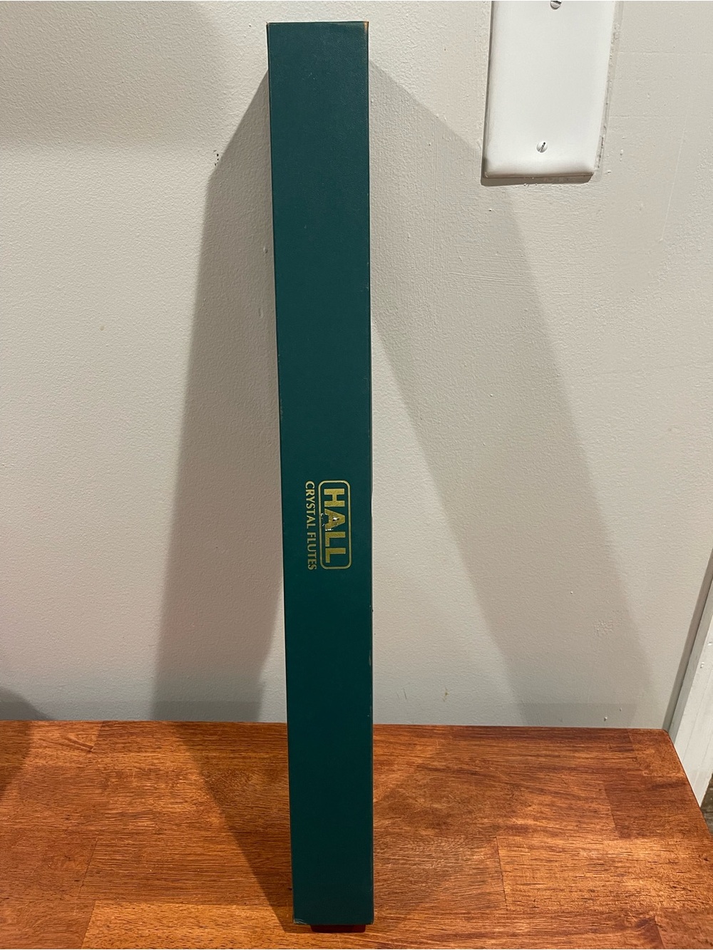 Hall Crystal Flute 304 Green Ivy Flute in D Original Box
